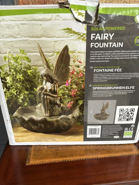 Smart Garden Solar Fairy Leaf Water Feature Fountain (1170341)