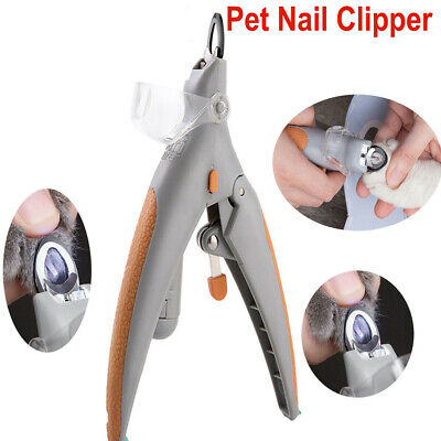Professional Pet Dog Cat Scissors Nail Clipper Cutter Safe Grooming Kit X9T6