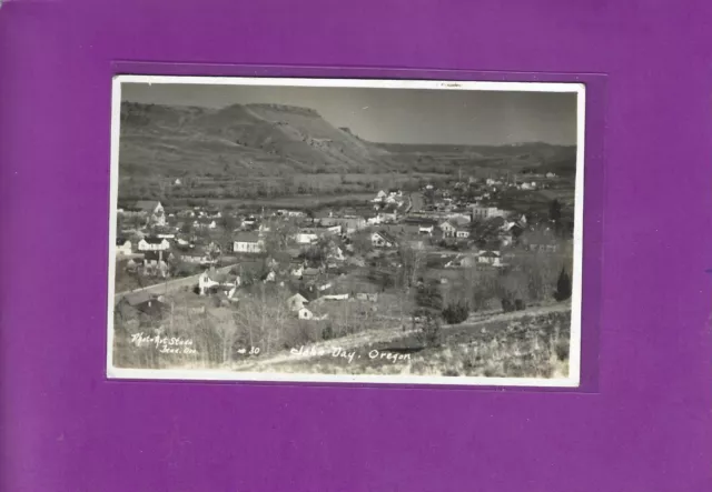 @1910?  John Day  Oregon aerial view   real photo  postcard