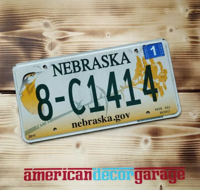 USA Nummernschild/Kennzeichen/license plate/US car/Amerika *Nebraska Bird *