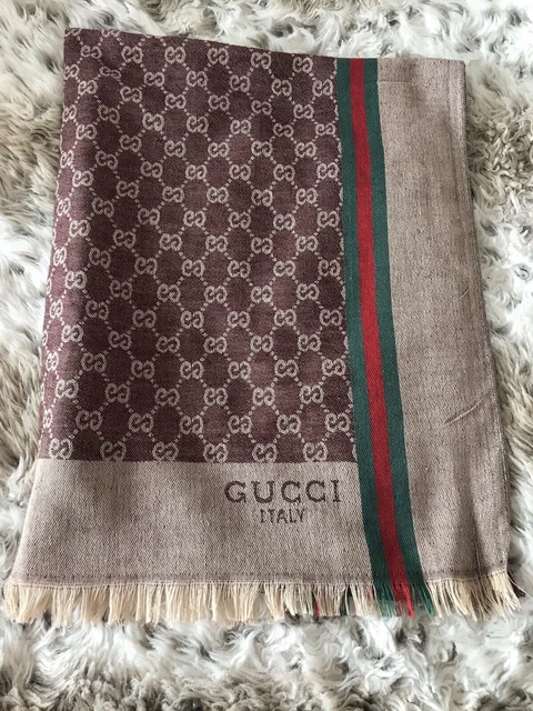 ORIGINAL GUCCI SCARF women 45.00 PicClick UK