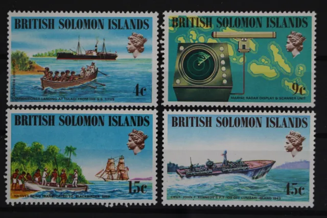 Salomoninseln, MiNr. 236-239, Schifffahrt IV, postfrisch / MNH - 633579