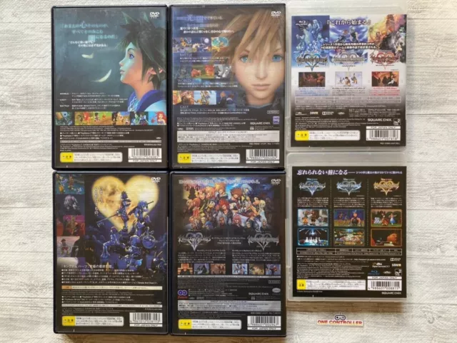 SONY PS2 & 3 Kingdom Hearts Ⅰ＆Ⅱ & Final Mix & HD 1.5 & 2.5 Remix set from... 2