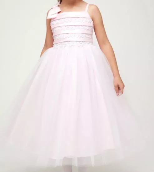 Closeout Flower Girls Wedding Pageant Pink  Dress Size 2, 6, 8