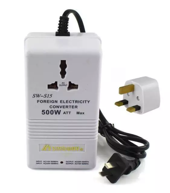 Voltage Converter Transformer Sw-S15 Step Up Down 500W From 220 To 110V&220-110V