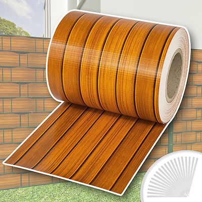 TecTake Rouleau 35mx19cm brise-vue pare-vent clôture terrasse jardin aspect de la pierre 