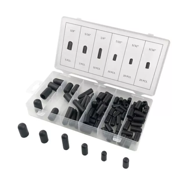 80Pcs Vakuum Kappe Sortiment Set 5/32 "bis 3/8" für Vergaser Zubehör