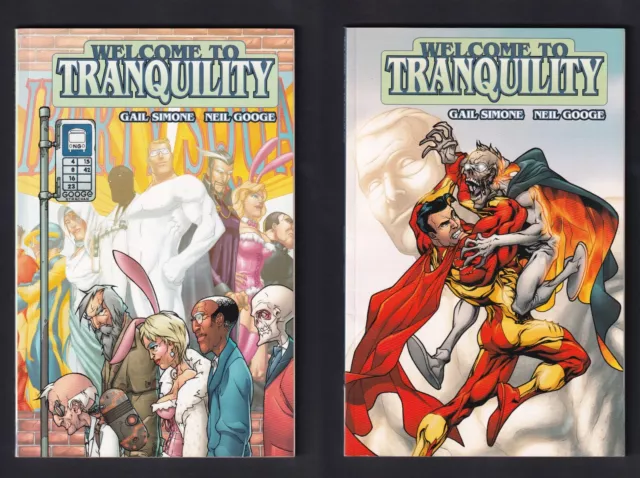 Welcome To Tranquility Vol. 1 & 2 TPB Complete Series Wildstorm 2007 OOP