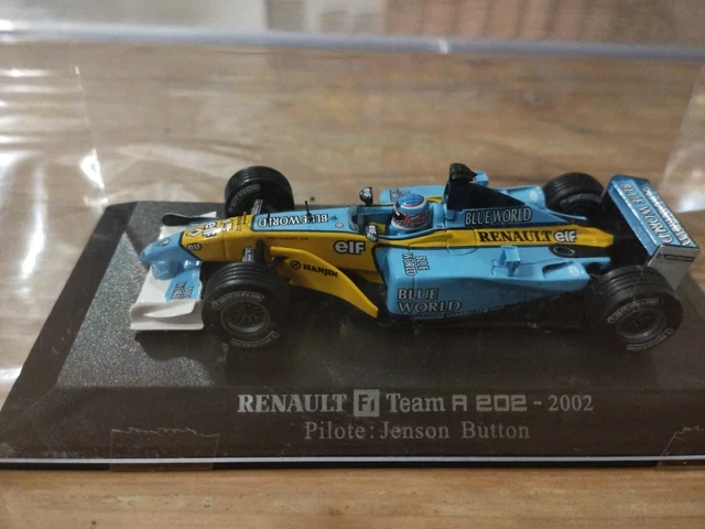 Modèle Réduit 1/43 Renault R202 F1 2002 - Jenson Button - Universal Hobbies, Neuf Sous Blister