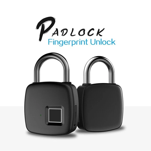 de porte à bagages Sans clé Intelligent Serrure d'empreinte digitale Cadenas