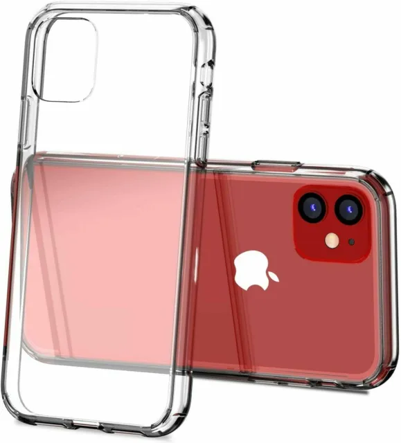 iPhone 11 Hülle 6,1 Zoll (2019) Hybrid weicher Griff matte Oberfläche klare Rückseite
