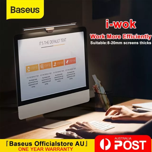 Baseus Screen LED Light Bar Computer Monitor Reading Dimming Hanging Lamp Office