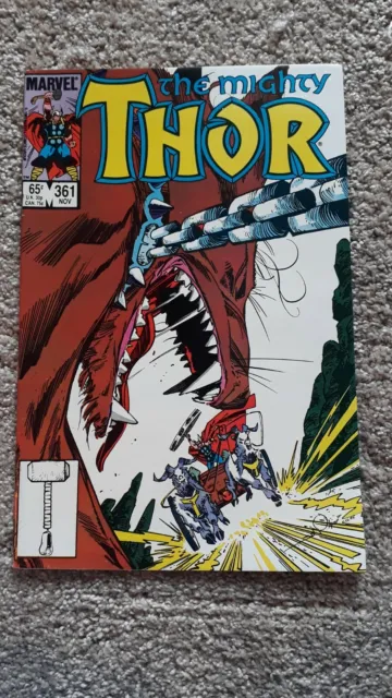 Marvel Comics Journey into Mystery The Mighty Thor - Number 361 - NOV 1985