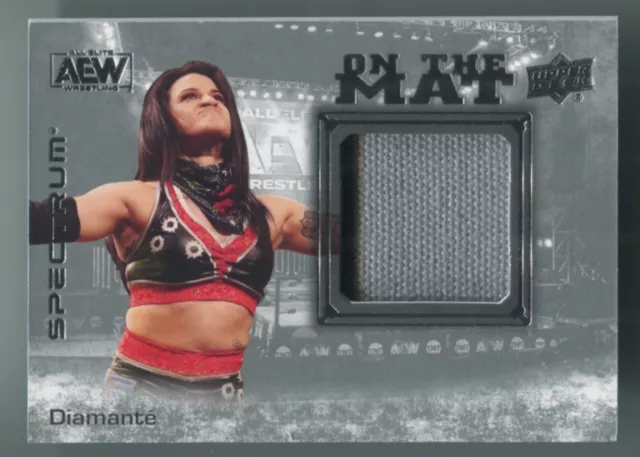 2021 Upper Deck AEW Spectrum - DIAMANTÉ - On the Mat Relic MATCH USED SWATCH