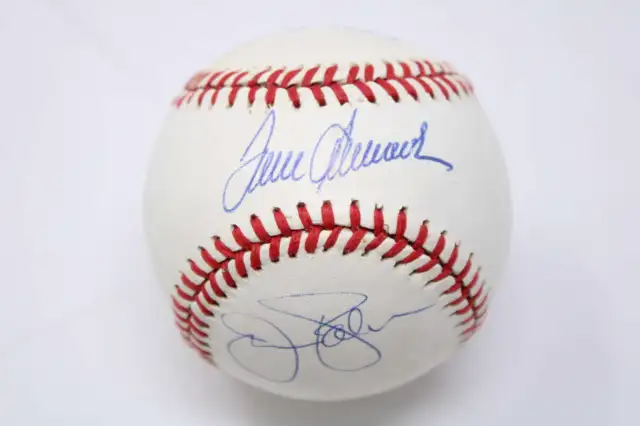 7 Hall of Fame Pitchers Tom Seaver Spahn Feller Baseball Signed Auto P ID:355169