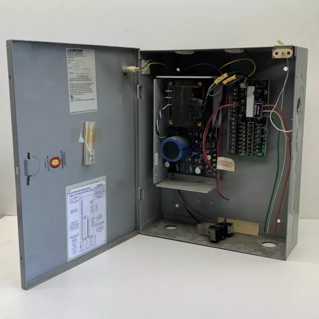 Securitron BPS-12-6 Boxed Power Supply 120VAC 12VDC 6A, Gray Enclosure