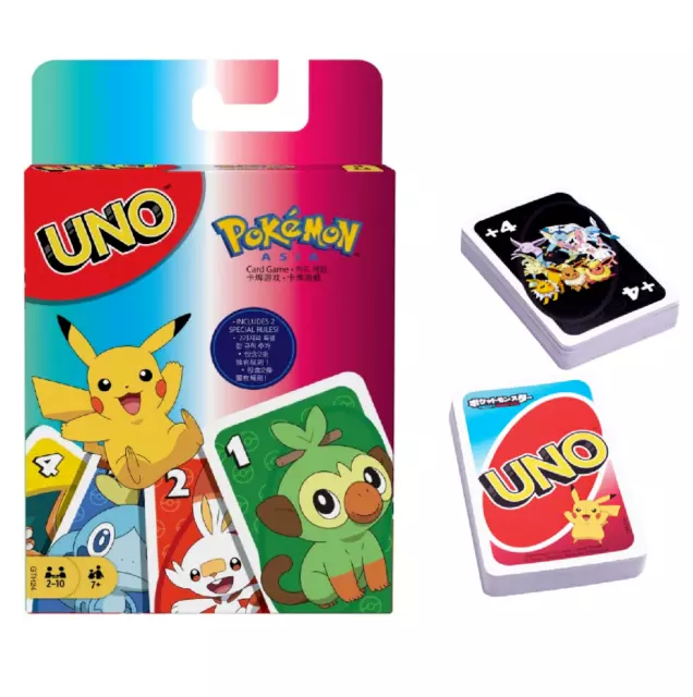 UNO Kartenspiel/Gesellschaftsspiel - Pokémon-Version - Neu & OVP
