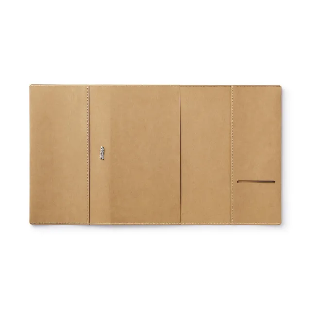 MUJI Notebook cover for A5 Slim size Brown