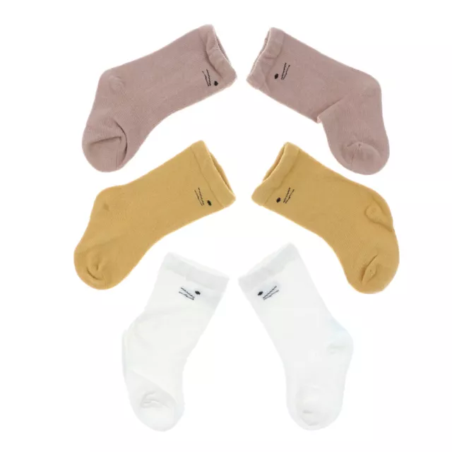 3 Paar Winter Baby Niedlichen Cartoon Kurze Socken Kinder Jungen Mädchen