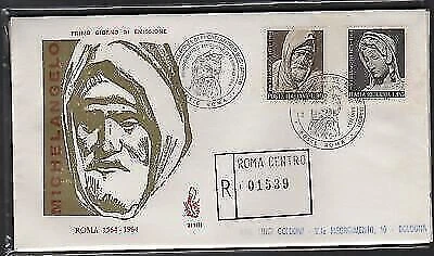 Italy FDC Venetia 1964 Michelangelo traveled Racc. for Italy