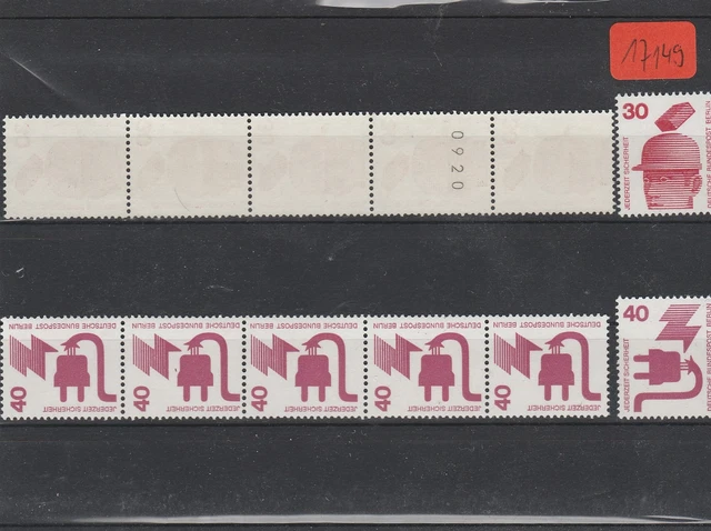 BRD  Deutsche Bundespost    postfrisch**    MiNr. 406-407  mit Zählnummer