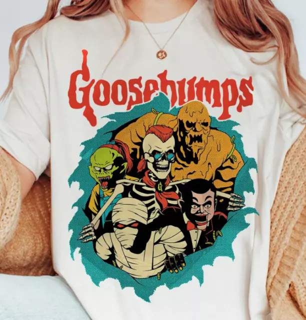 GOOSEBUMPS HORRORLAND SHIRT, Horror Halloween Movie Shirt Short Sleeve ...