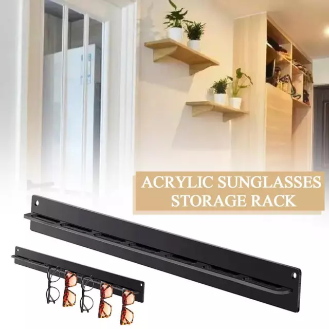 Acrylic Glasses Storage Rack Wall Mounted Glasses Rack .з