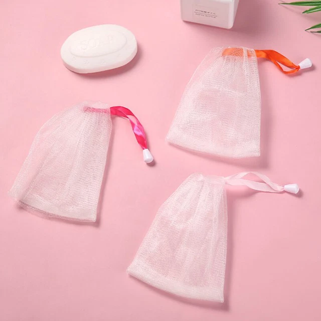 Sac en filet de savon Filet en filet pour savon de bain moussant