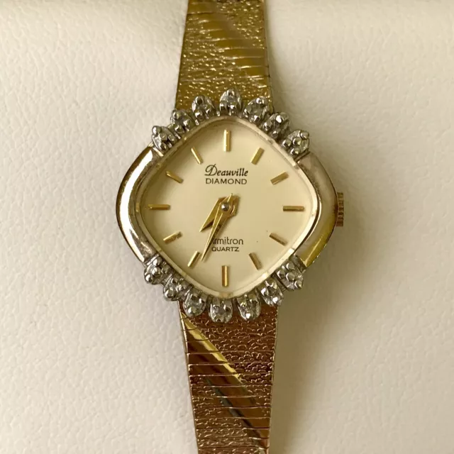 Deauville diamond armitron shop quartz watch