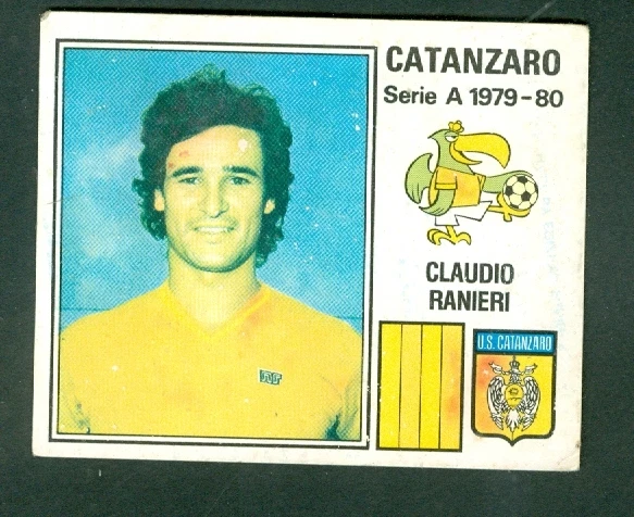 FIGURINA CALCIATORI PANINI 1979 80 Ranieri Catanzaro N 83 Con Velina FIGURINA CALCIATORI PANINI 1979 80 Ranieri Catanzaro N 83 Con Velina