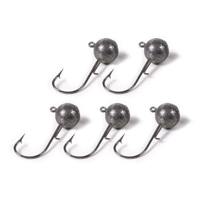 DLT Round Jighead Rundkopf Jighead Jigkopf Jig Gewichte Bleikopf 1-4/0