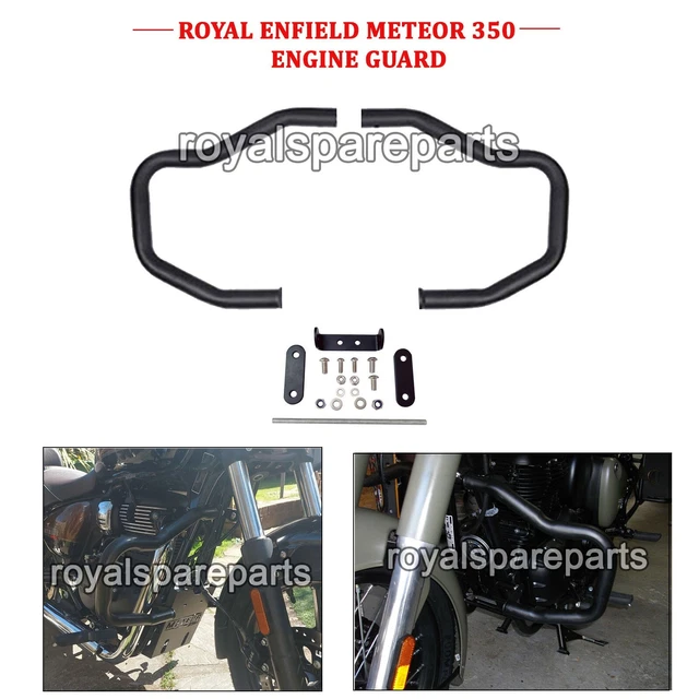 Meteor Guard FIT FOR ROYAL Enfield Wadder Burn Crash Guard For Meteor 350cc £57.52 ...