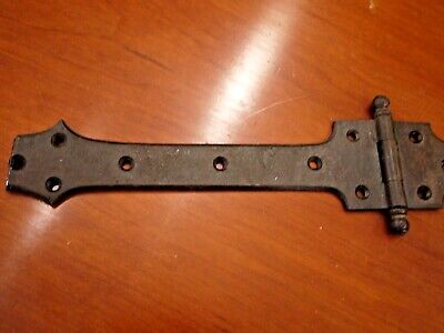 Nice French 18th-19th antique Wrought Iron Hinge probably shutters 18.5" 3