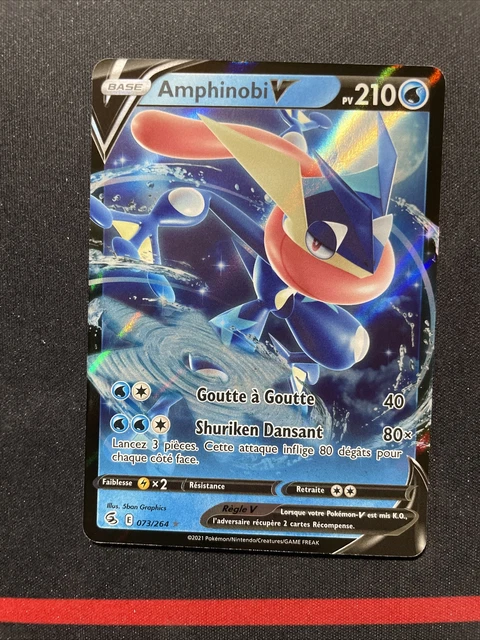 Amphinobi V 073/264 - Ultraboost X Épée et Bouclier 8 Poing de Fusion - Coffret de 10 Cartes Pokémon Françaises