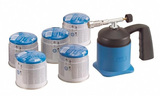 CFH Lötmeister LM 2000 - Chalumeau sans cartouche - Appareil à souder au gaz pour brasage tendre et brasage dur avec poignée ergonomique - Flamme réglable en continu