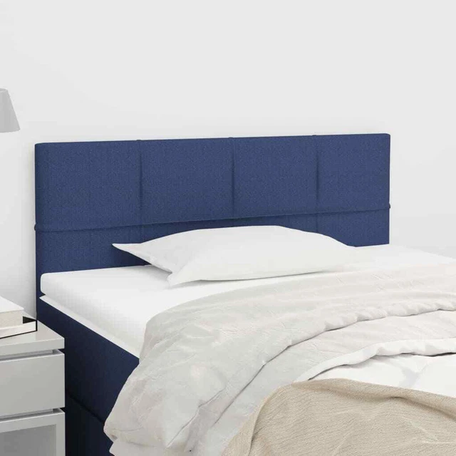 Vidaxl Testiera Blu 80x5x78/88 cm in Tessuto