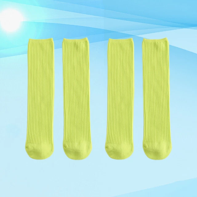 2 Pairs Knee High Socks Parent Child Socks Cotton Socks Boys Calf Socks 2