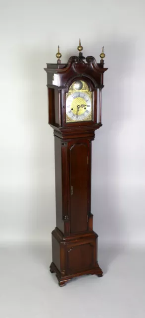 Antique 19th Century Mahogany Grandmother Clock By John Walker London 3