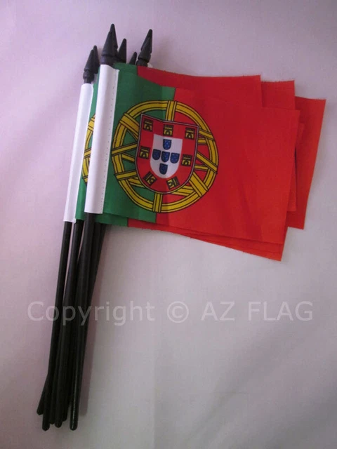 Drapeau De Table Panama - Dimensions 15x10 Cm - Hampe Plastique Noire De 25 Cm - Polyester 100D - Pour Bureau, Décoration Intérieure Ou Extérieure