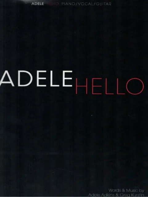Partition Simple Adele Hello Partition pour Piano Vocal Guitare