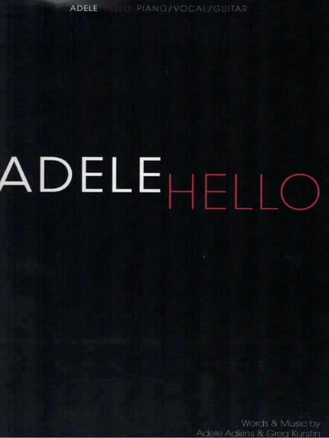 Partition Simple Adele Hello Partition pour Piano Vocal Guitare