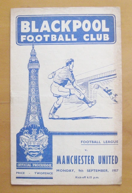 Programme Football Vintage Manchester United Vs Arsenal – Saison 1957/58 – Munich