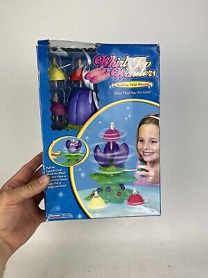 Whirl Top Wonders TWIRLING TULIP BLOSSOM Doll Play Set 2002 Playmates New RARE 9
