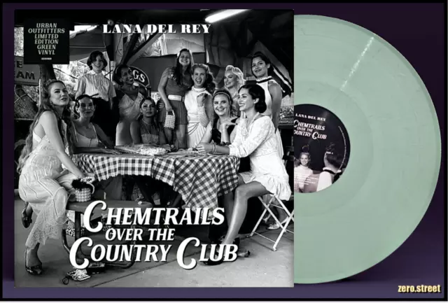 Lana Del Rey Chemtrails Over The Country Club LP Sur Vert Vinyle Neuf Scellé