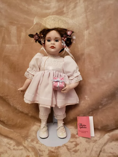 Paradise Galleries Treasury Collection Vintage Porcelain Doll A Party for Sarah