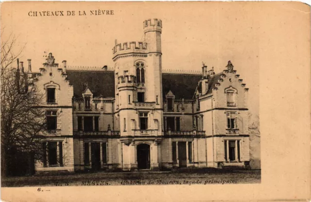 CPA AK Chateaux la Nievre MESVES Chateau Mouros facade principale (456853)