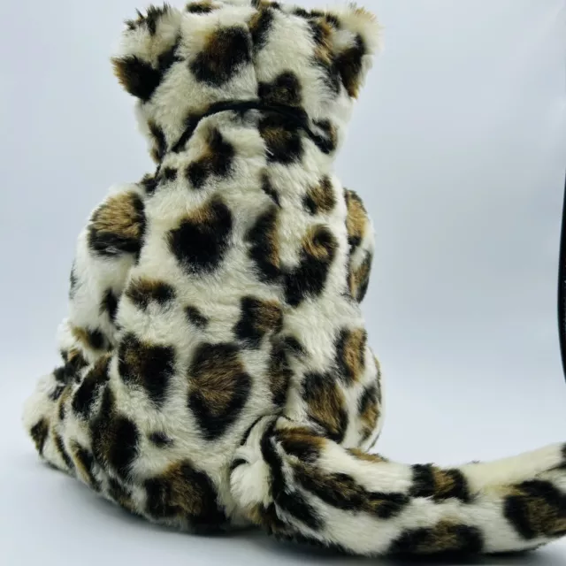 Build A Bear WWF Leopard Big Cat 14” Cheetah Plush Stuffed Animal Plays Meow 3