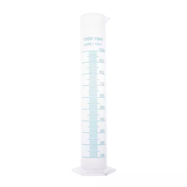 Polypropylene Plastic Plastic Graduated Cylinder  Home and School Science