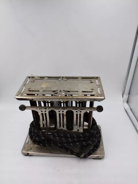 ART DECO METAL UNIVERSAL TOASTER LANDERS FRARY  CLARK USA COLLECTIBLE Not Tested