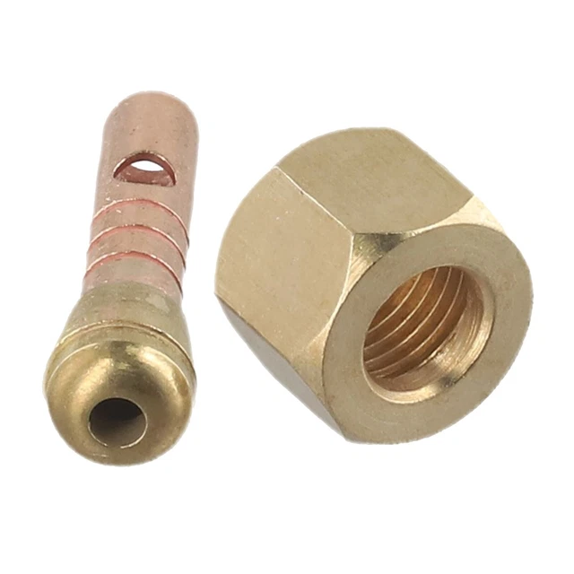 POWER/GAS CONNECTOR NUT Brass Material Cable Connector Power Torch WP